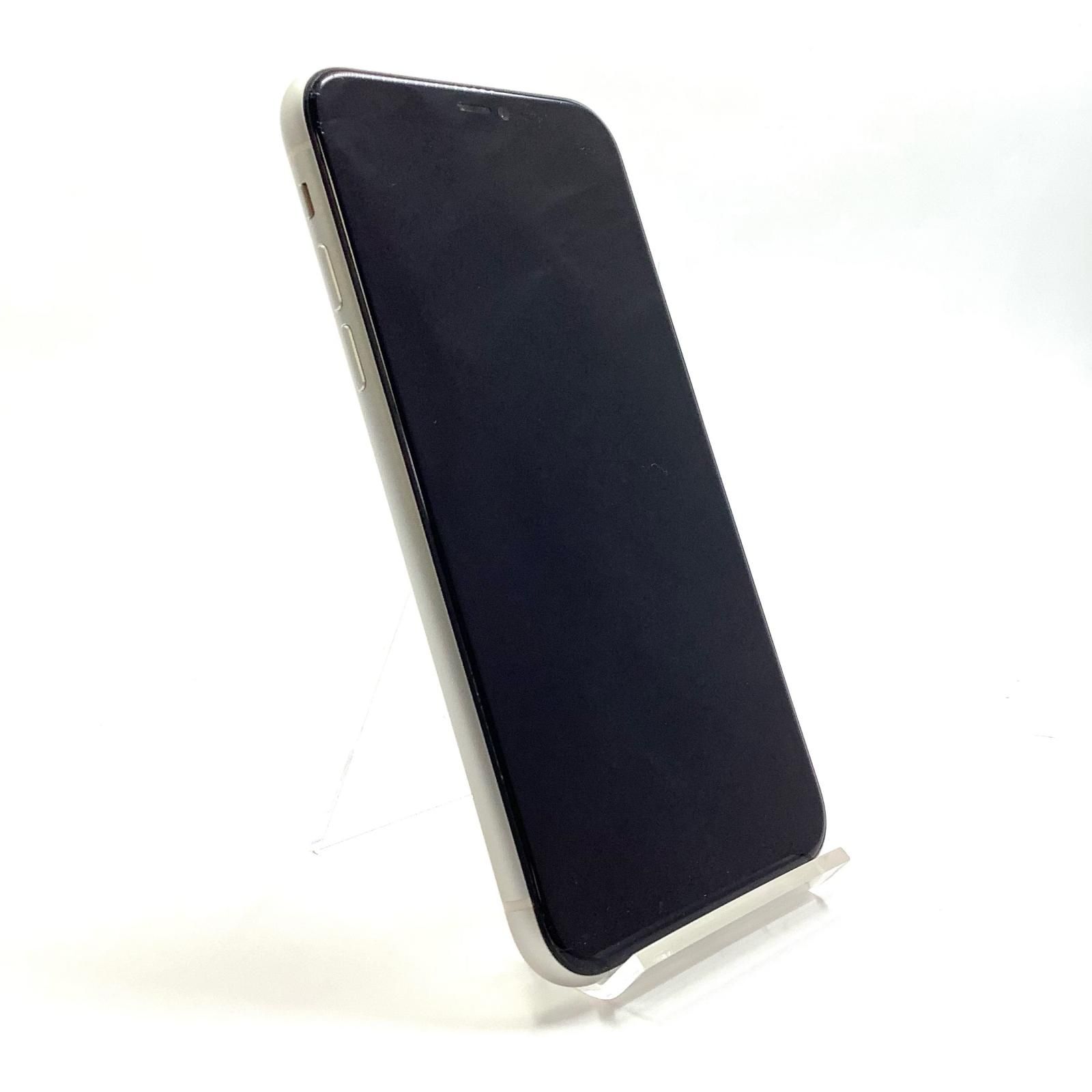 iPhone 11 64GB ホワイト Softbank SIMフリー 白ロム【難有】- メルカリ
