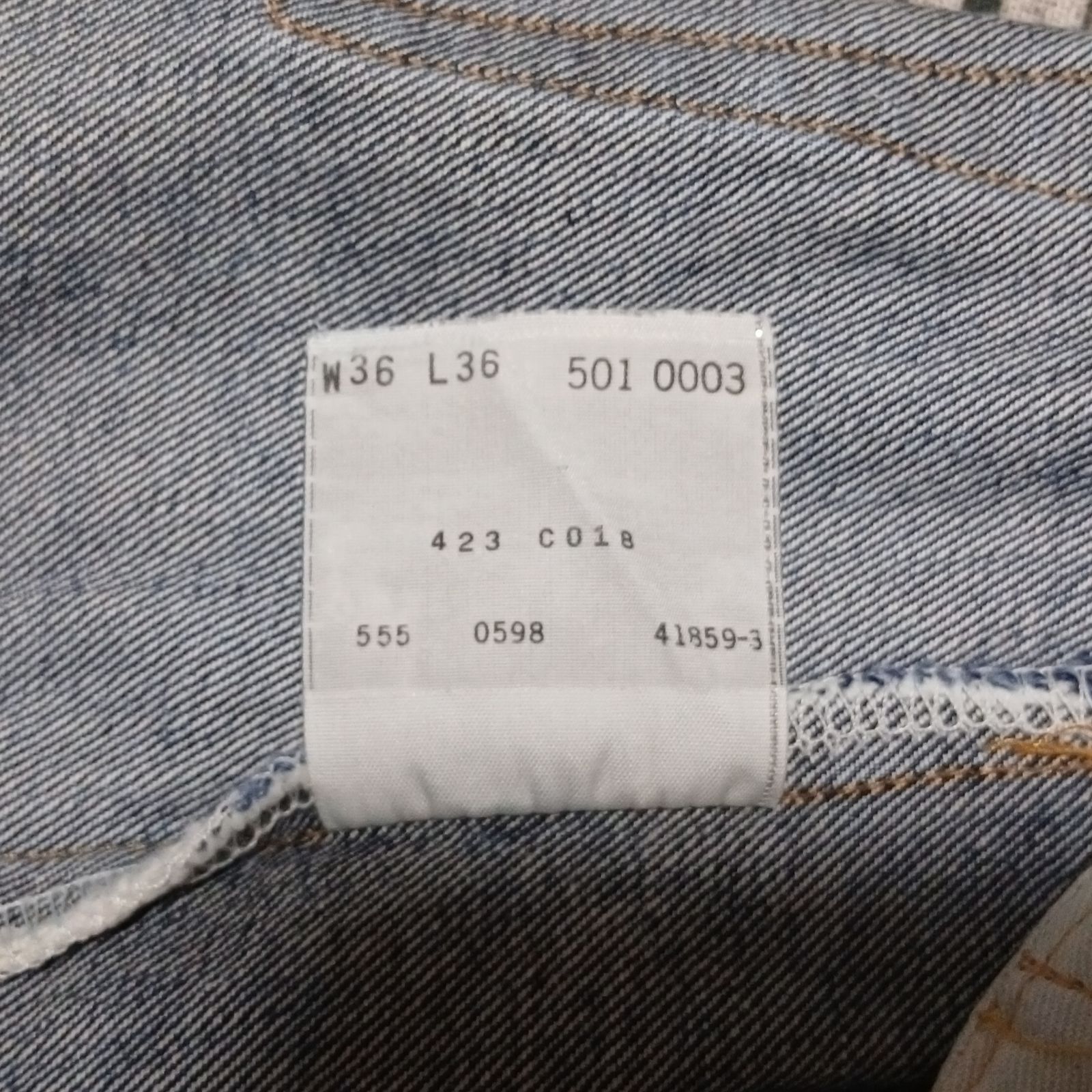 W36】 超雰囲気 バレンシア製 98年 LEVI'S 501XX 1955 BIG E ヒゲ 555