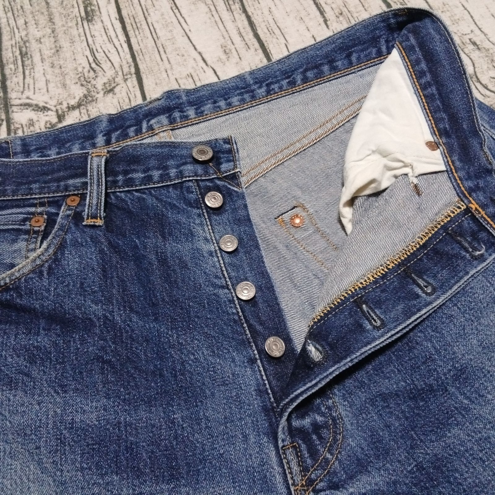 W36】 超雰囲気 バレンシア製 98年 LEVI'S 501XX 1955 BIG E ヒゲ 555