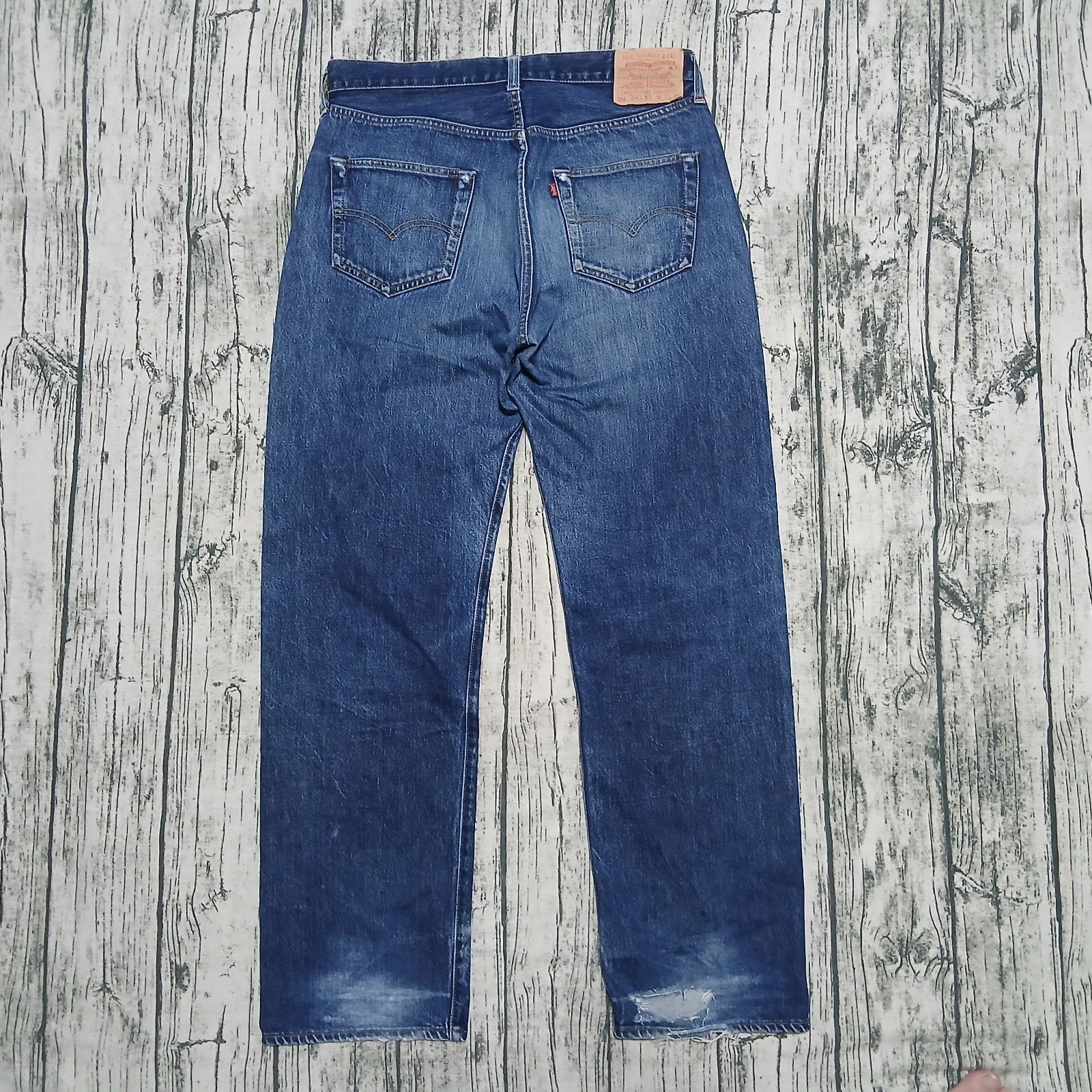 W36】 超雰囲気 バレンシア製 98年 LEVI'S 501XX 1955 BIG E ヒゲ 555