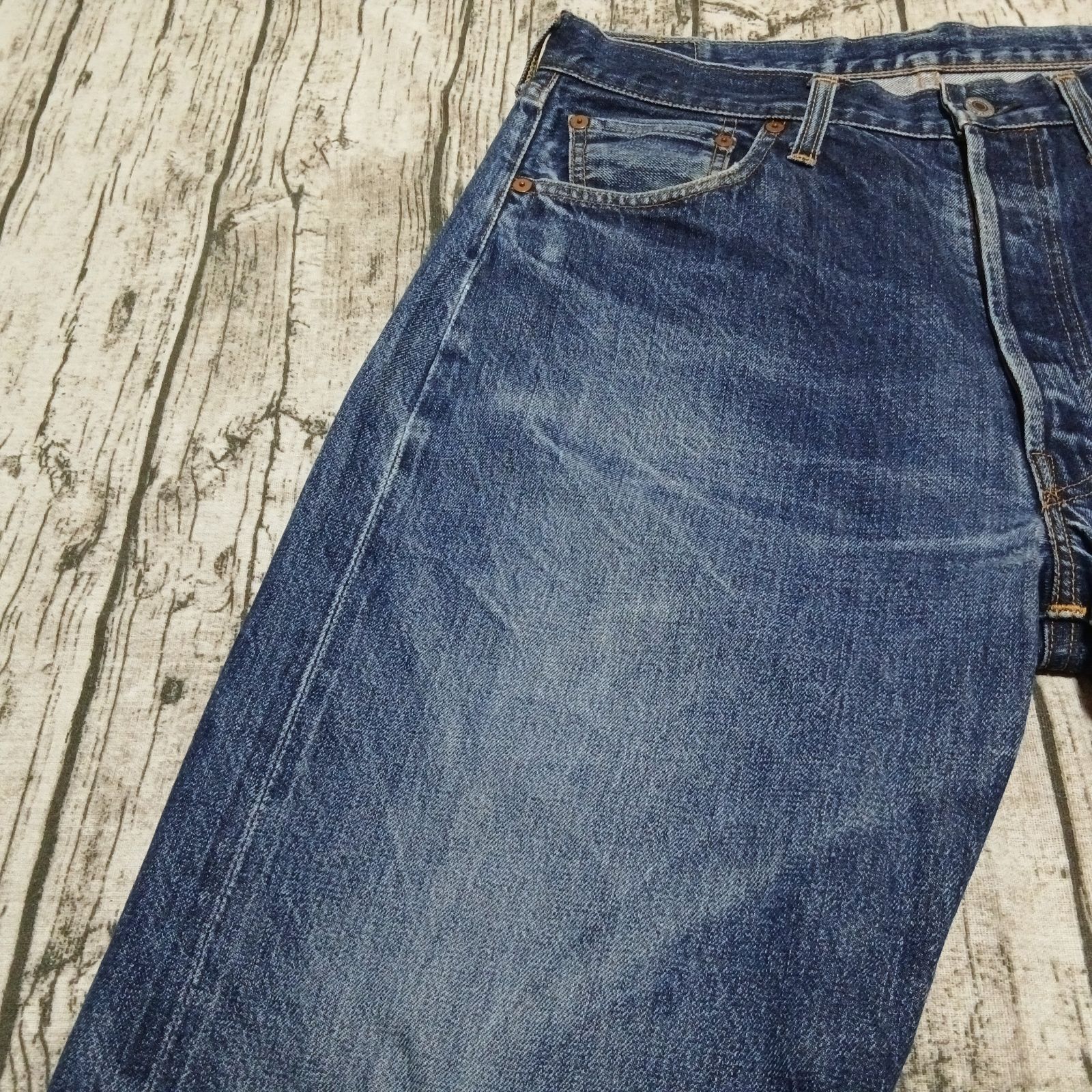 W36】 超雰囲気 バレンシア製 98年 LEVI'S 501XX 1955 BIG E ヒゲ 555