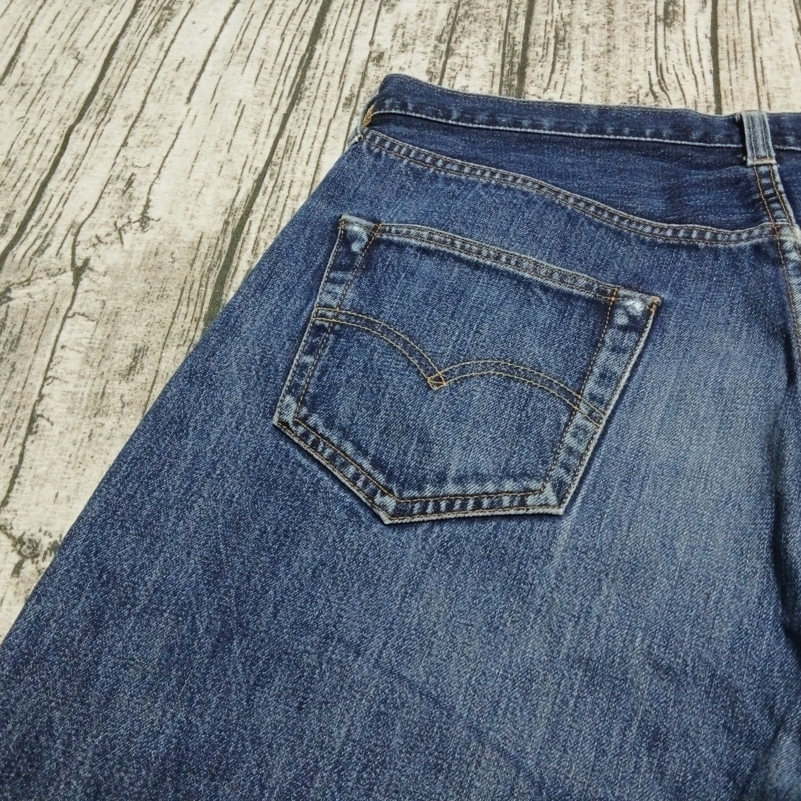 W36】 超雰囲気 バレンシア製 98年 LEVI'S 501XX 1955 BIG E ヒゲ 555