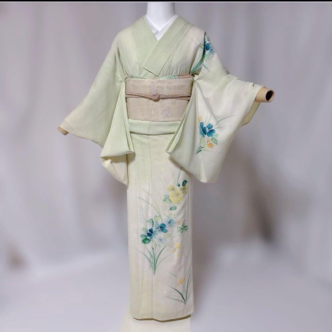 夏着物 絽 訪問着 フルセット 正絹 夏帯 夏帯締め 夏帯揚げ - メルカリ