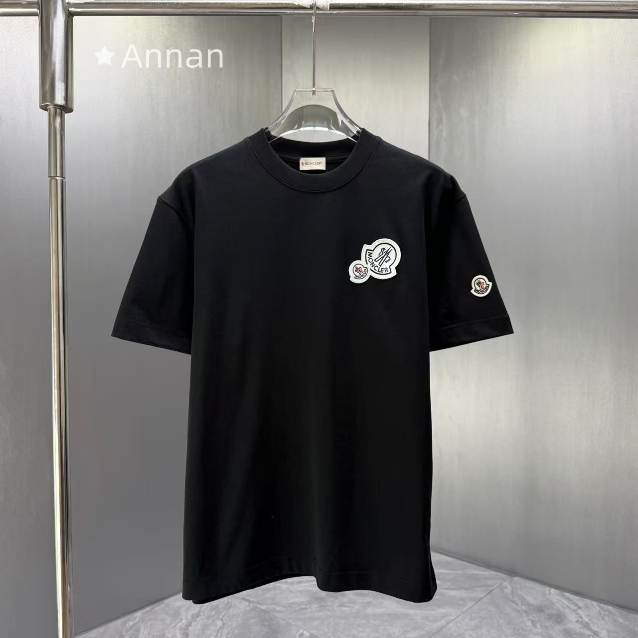 限定】送料無料MONCLER モンクレール Tシャツ 半袖 夏服 トップス 男女