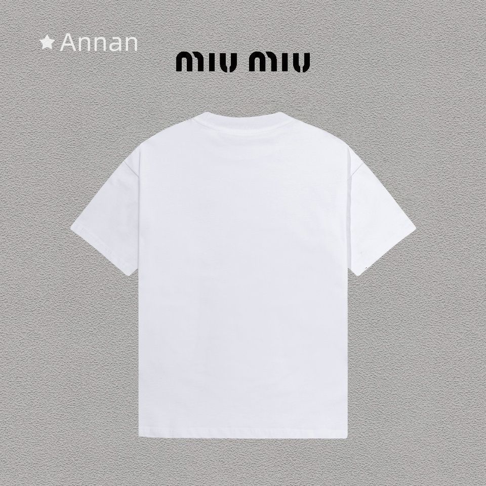 特価】超美品 限定品 限界価格MIUMIU ミュウミュウ Tシャツ 半袖 夏服