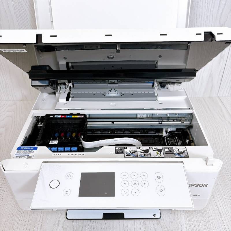 ジャンク EPSON EP-812A 通電確認済 傷汚れあり - メルカリ