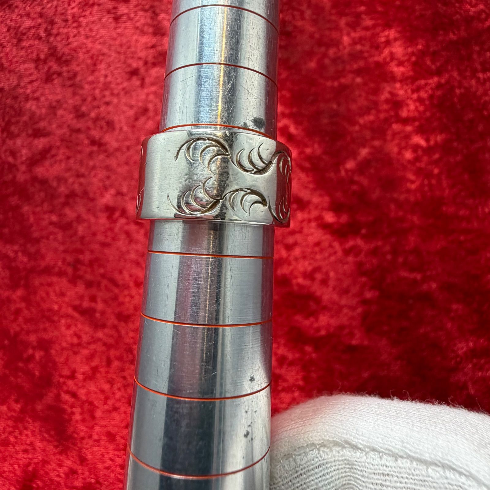 美品 太陽神 リング14号 SILVER×K18 14.2g アリゾナフリーダム/ARIZONA