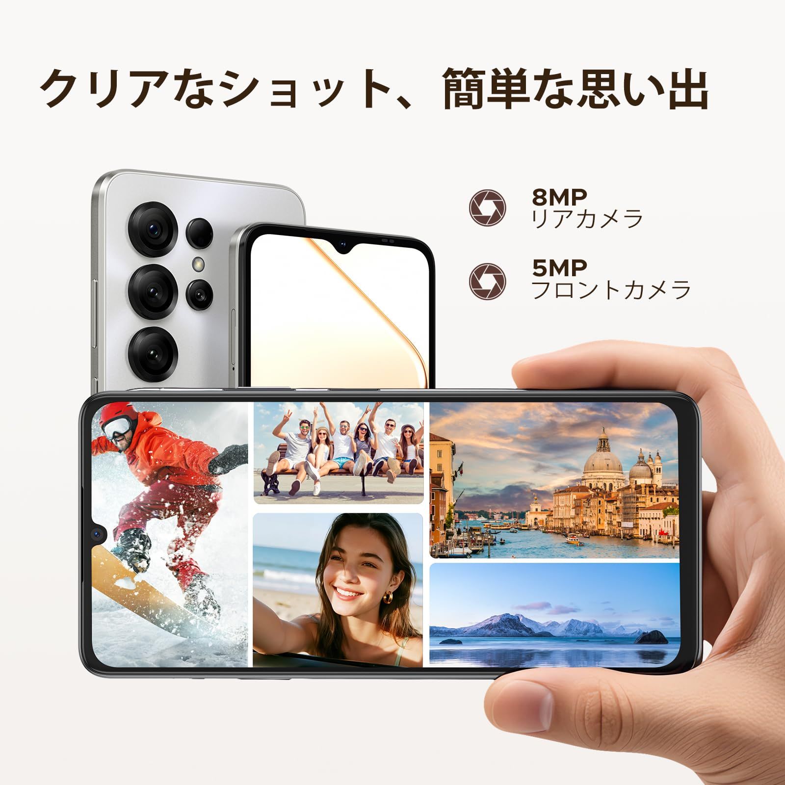 Android16 4G LET スマホ 初登場】Note56X Android 16 スマホ、24GB+