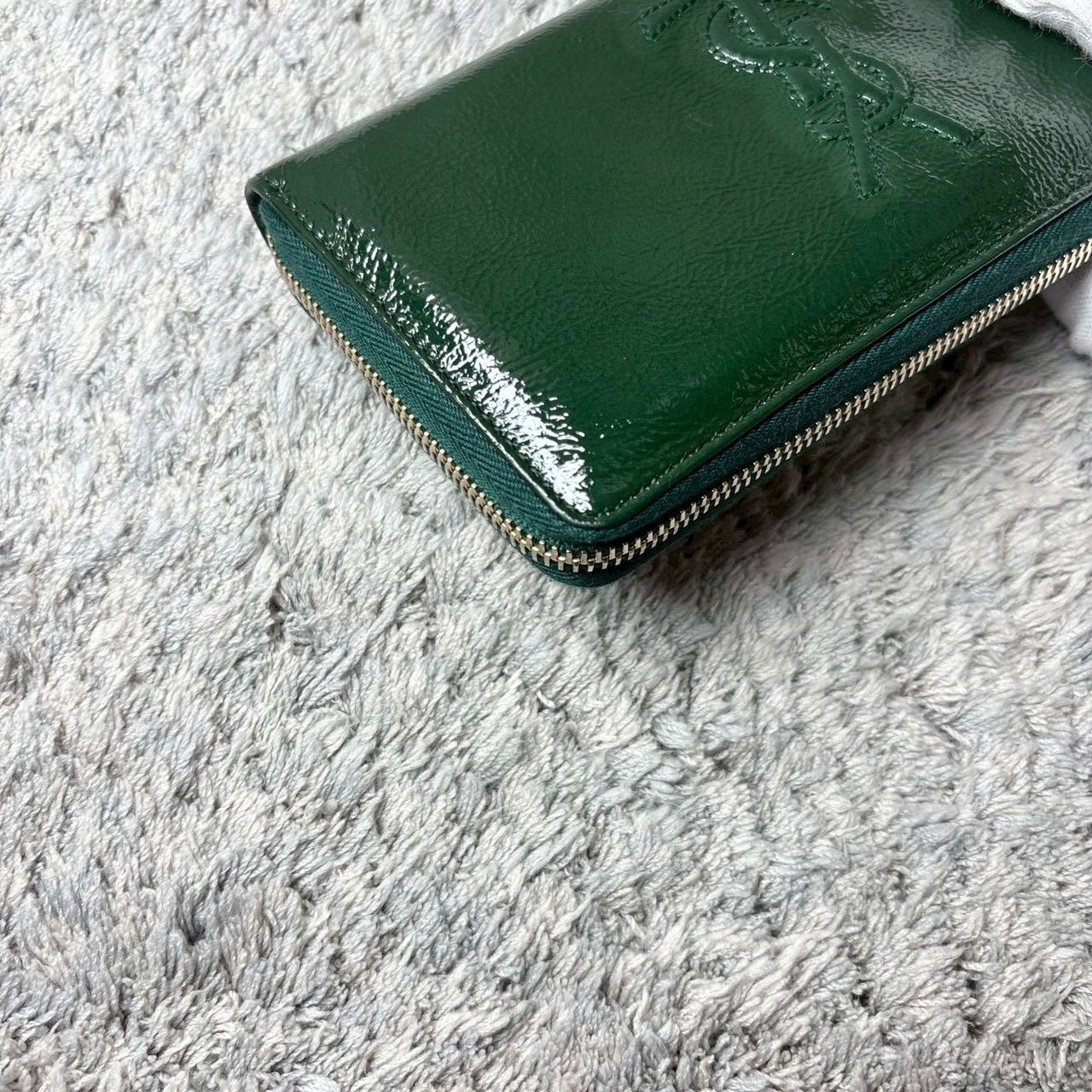 YVES SAINT LAURENT イヴサンローラン 長財布 ラウンドファスナー
