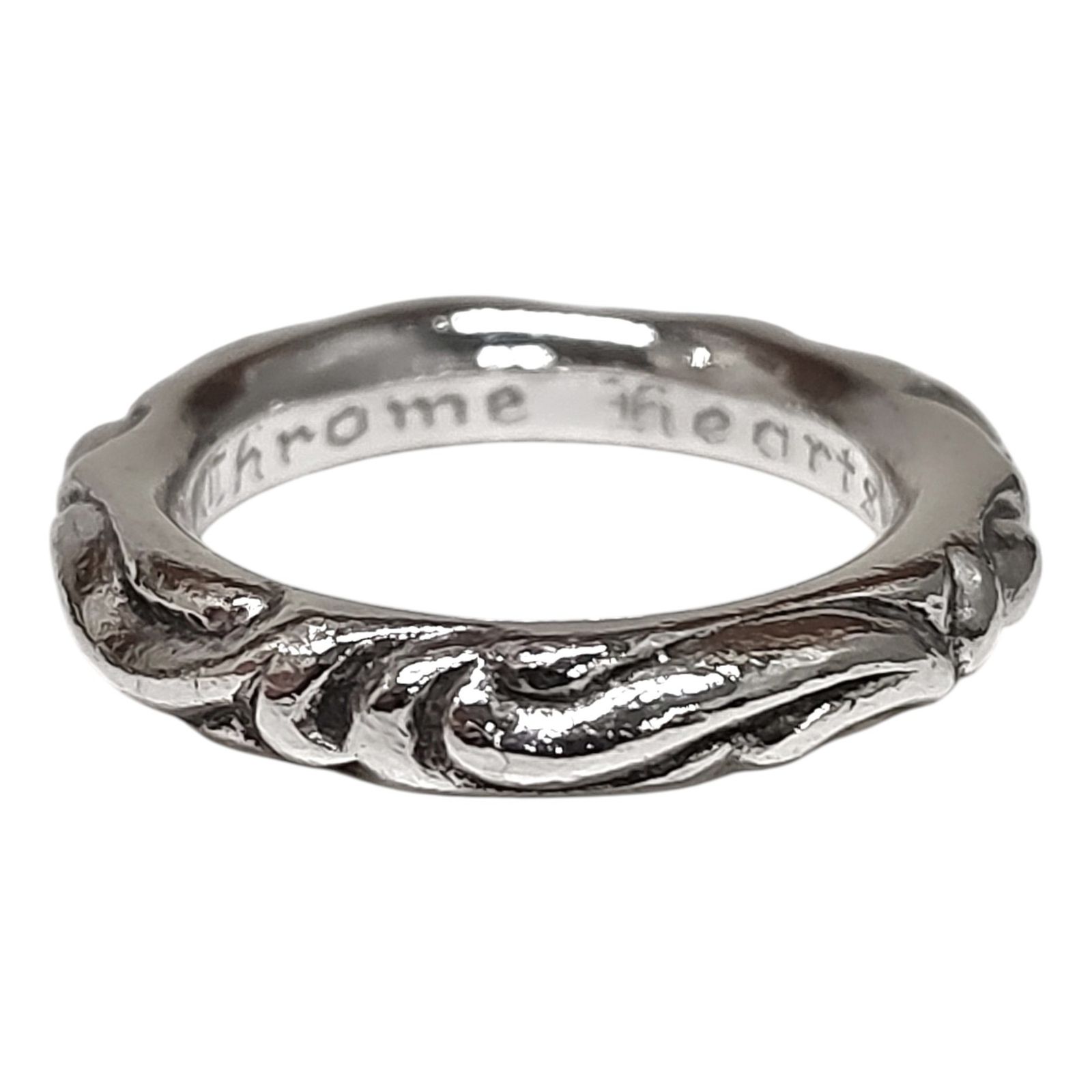 クロムハーツ スクロールバンドリング Chrome Hearts クロムハーツ SCRL BANDスクロールバンド リング 16号