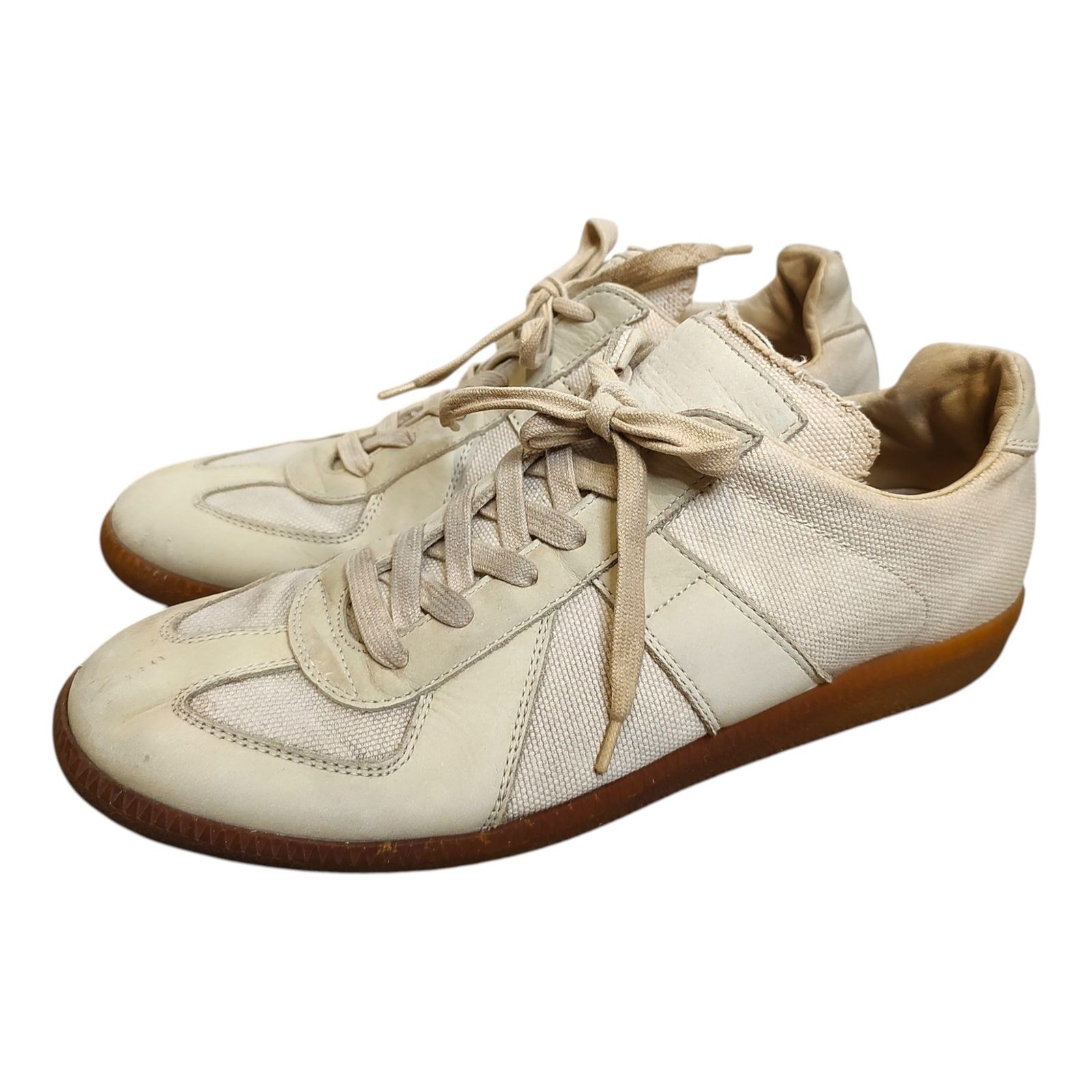 Maison Margiela ジャーマントレーナー ベージュ 43 Maison Margiela メゾン マルジェラ 70's REPLICA German Trainer