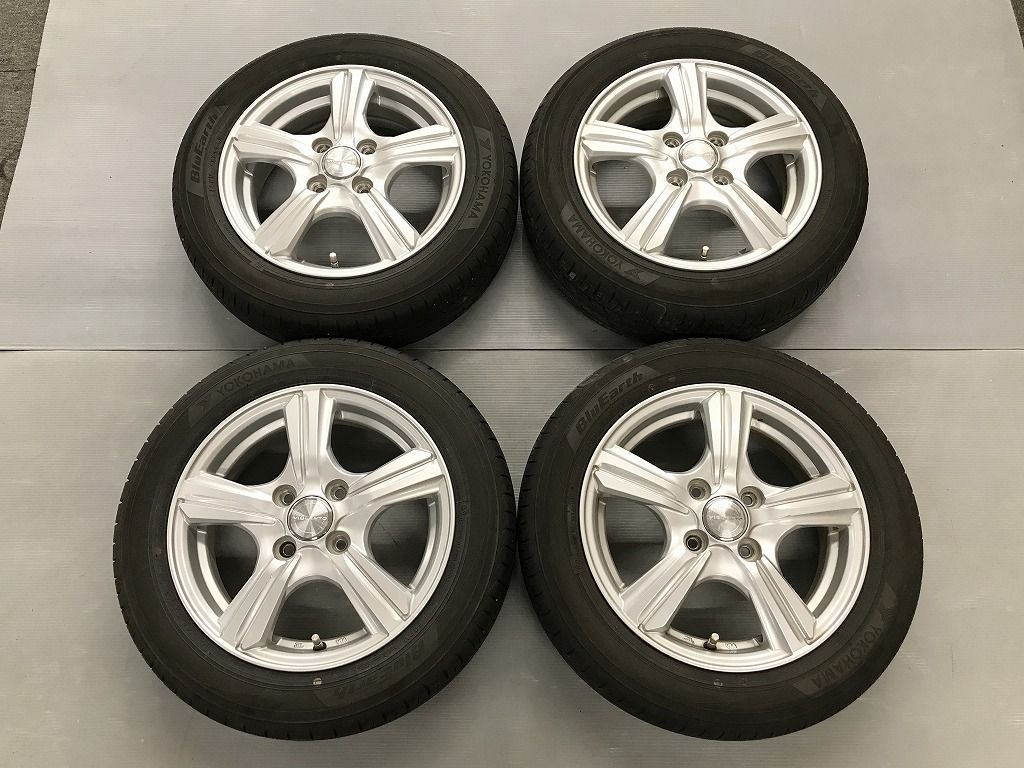 ◎すぐ使えます バリ溝 YOKOHAMA 155/65R14 小傷 14inc 4.5J +45 100