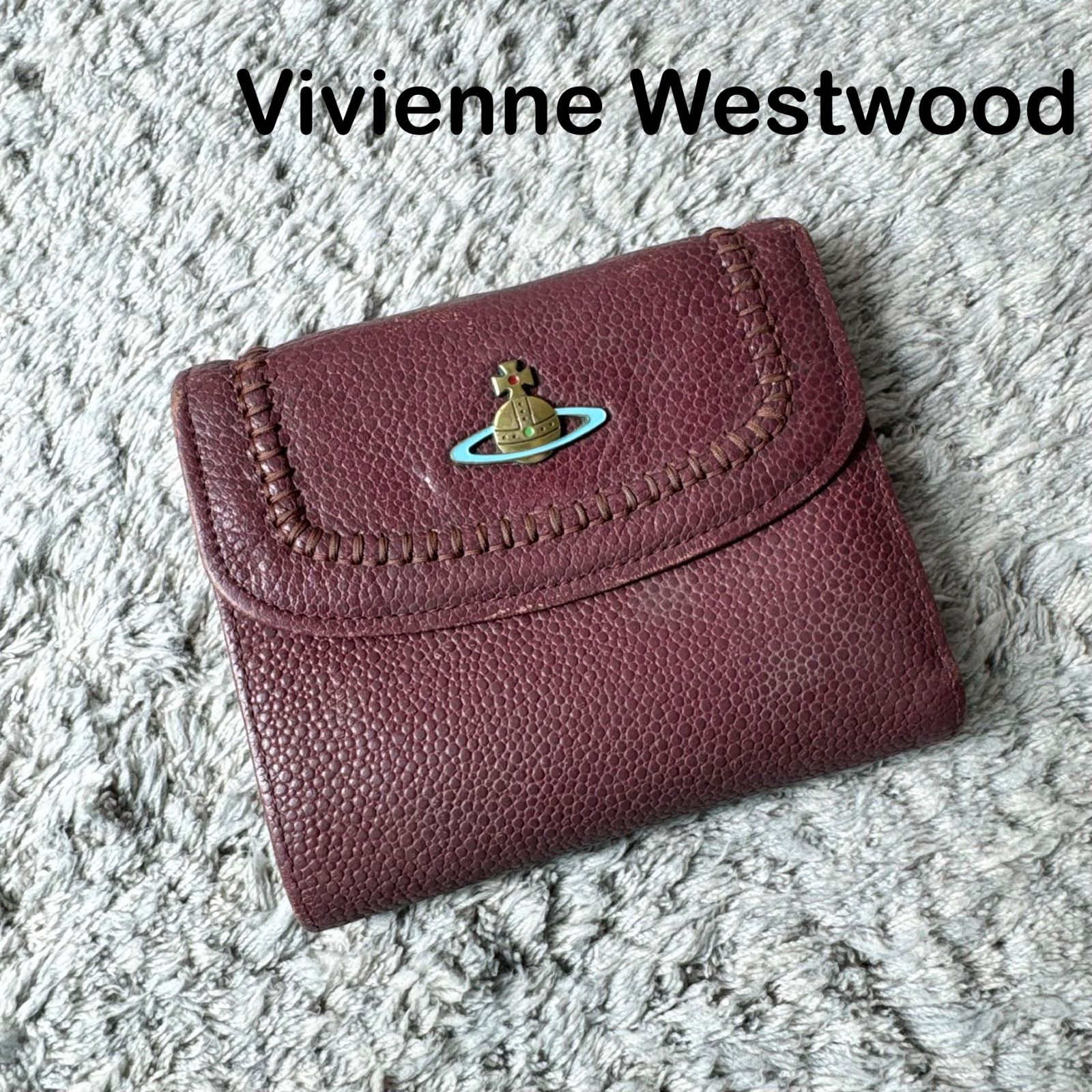 Vivienne Westwood ヴィヴィアンウエストウッド 三つ折り財布 レザー