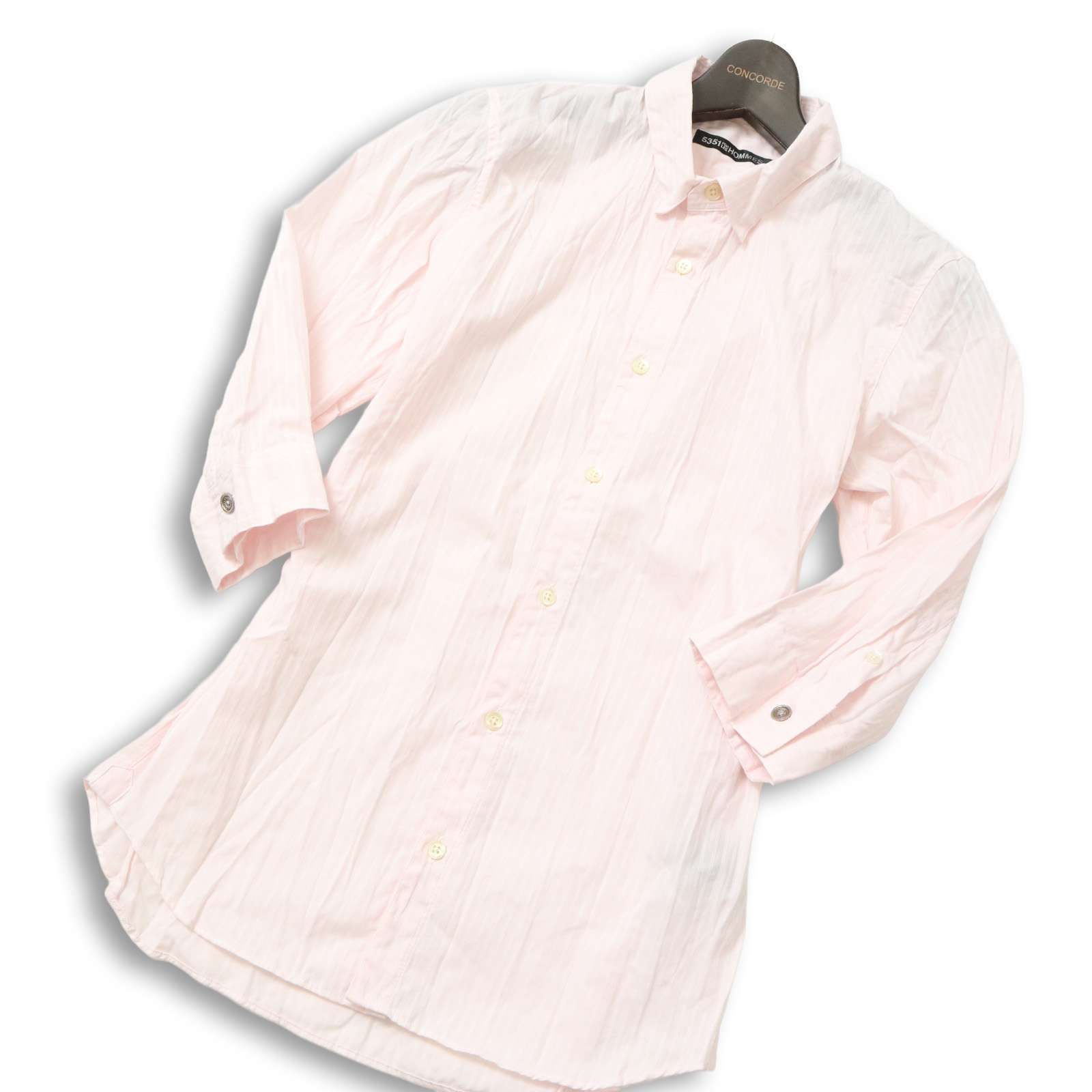 5351 POUR LES HOMMES 5351プールオム 春夏☆ 七分袖 シワ加工