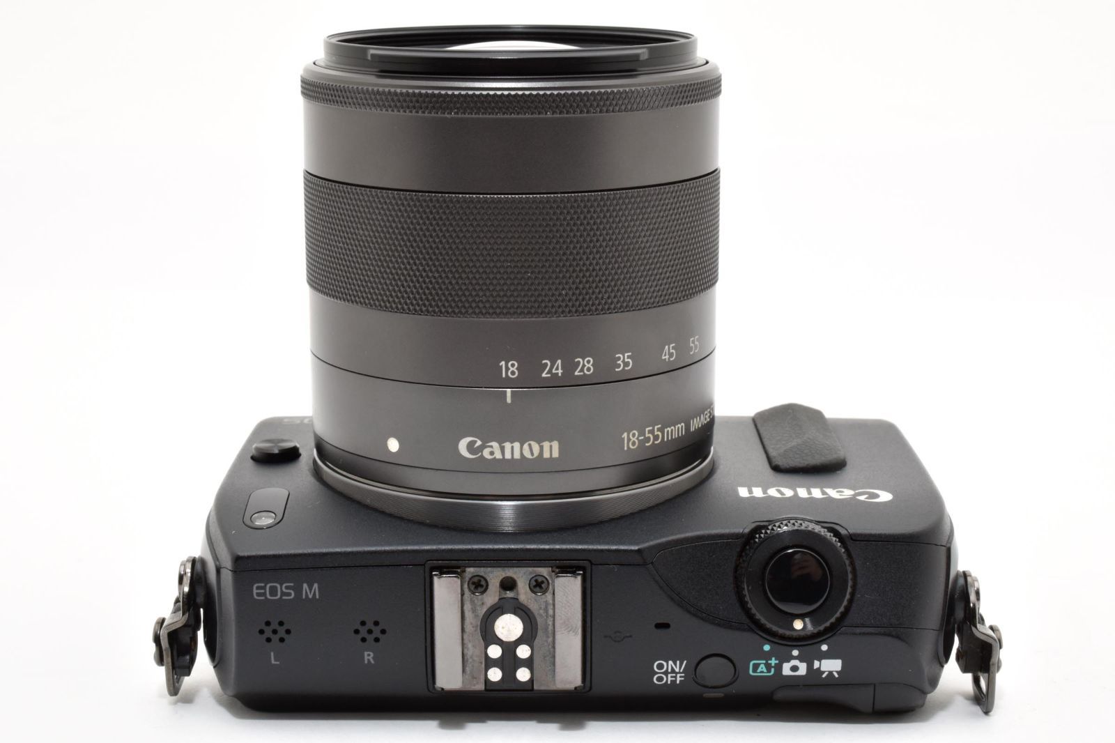 ☆極上級☆キヤノン Canon EOS M ブラック EF-M 18-55mm レンズセット