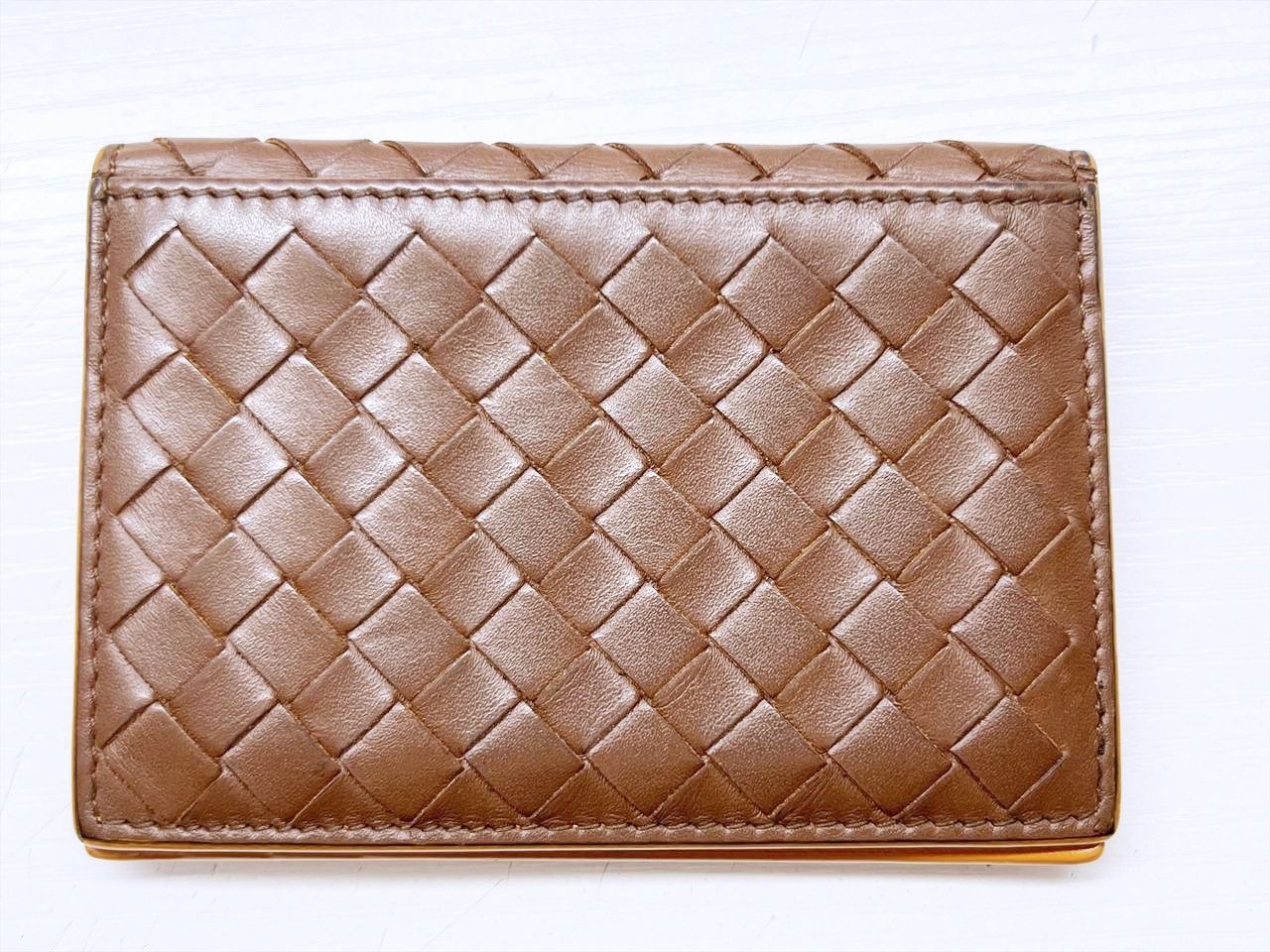 Bottega Veneta ボッテガヴェネタ イントレチャート フラップ カード