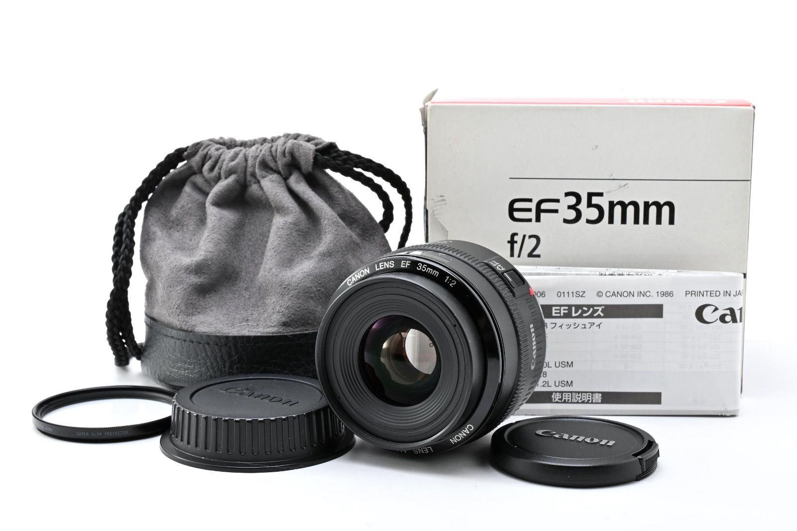 キヤノン Canon EF 35mm f2 フルサイズ対応広角単焦点レンズ - メルカリ