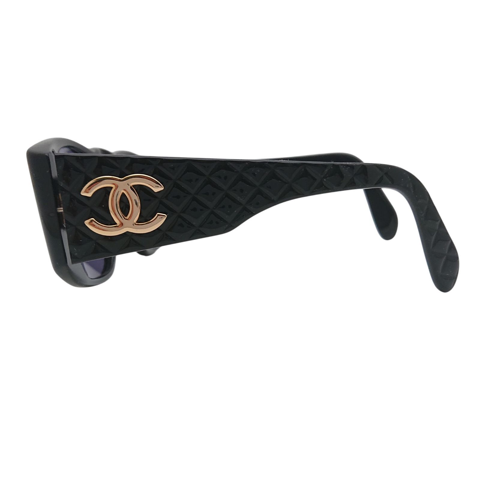 CHANEL シャネル ココマーク サングラス 94305 ブラック ゴールド金具