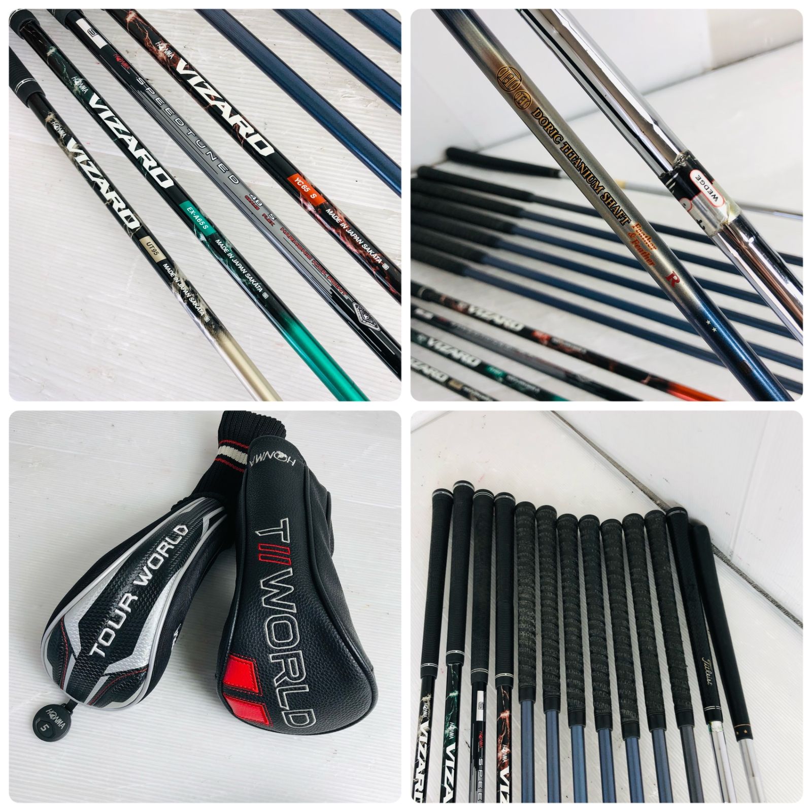 保証付】豪華 13本 HONMA ホンマ TOUR WORLD ゴルフクラブ フルセット