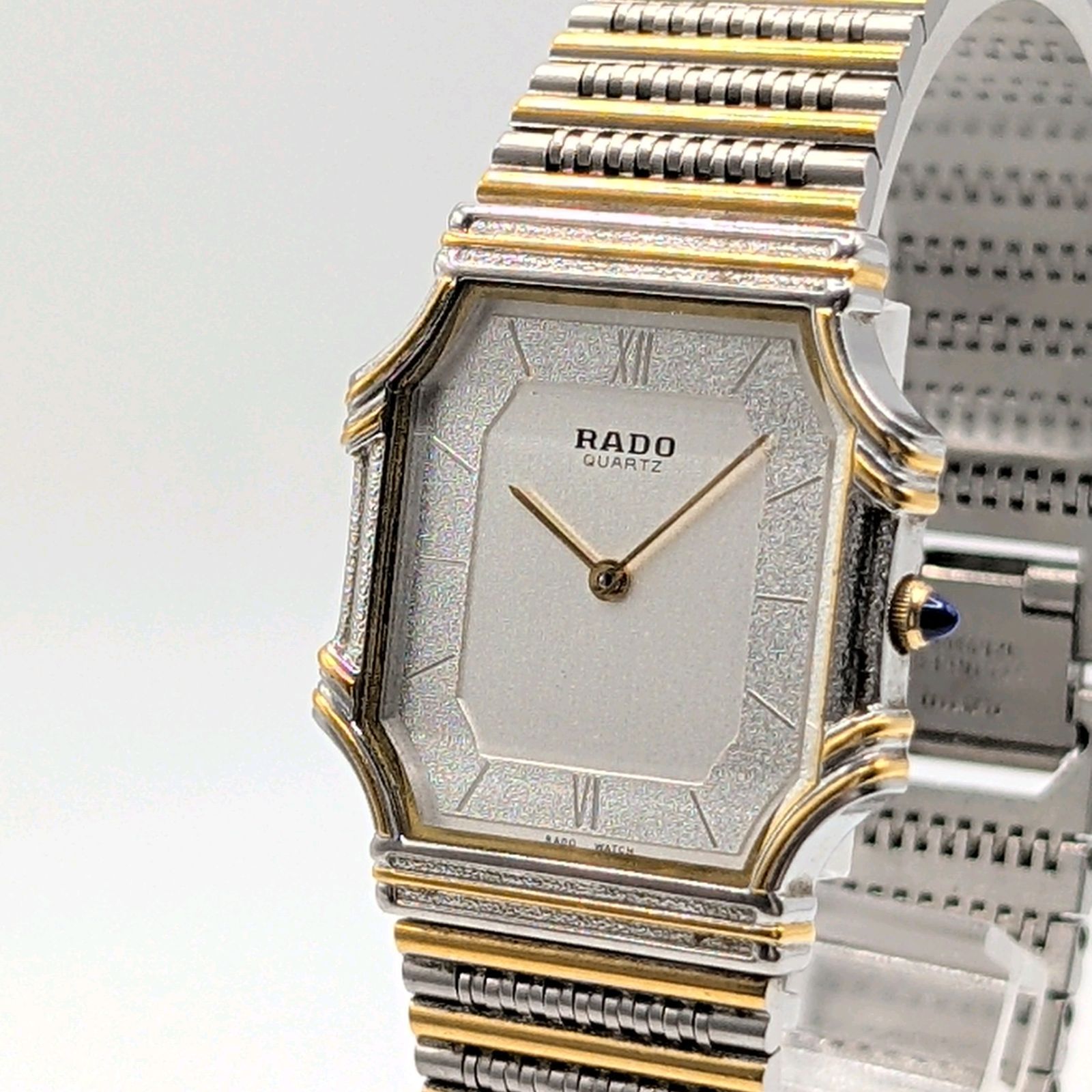 RADO Diastar 121.9561.4 Watch Quartz Ladies Square Silver dial Y2K
