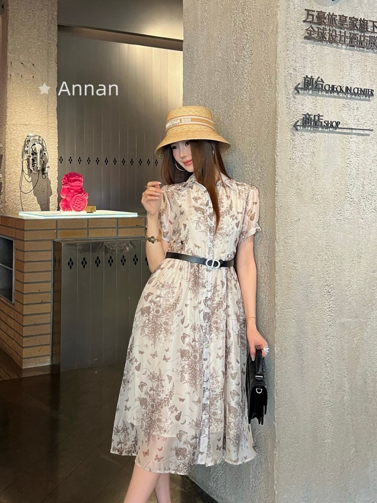 綺麗 新品 CHRISTIAN DIOR クリスチャン ディオール ワンピース