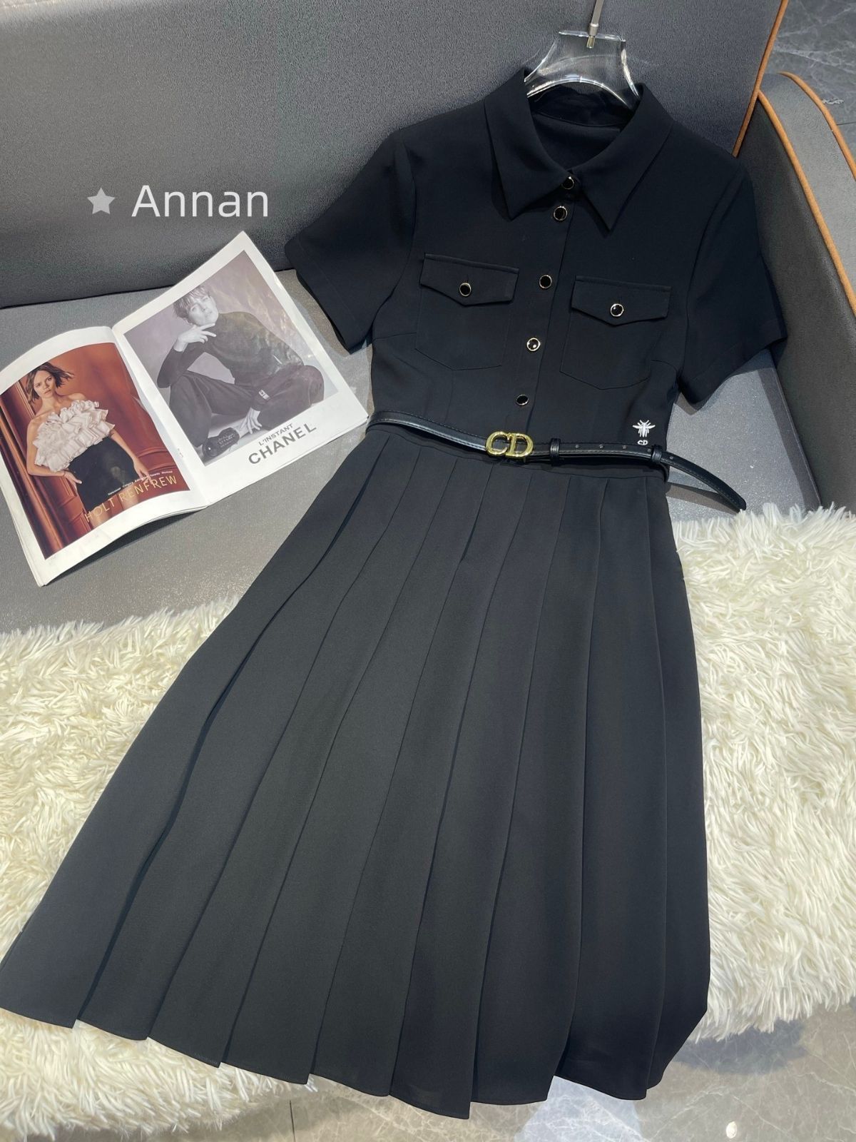限界価格 新品 CHRISTIAN DIOR クリスチャン ディオール ワンピース