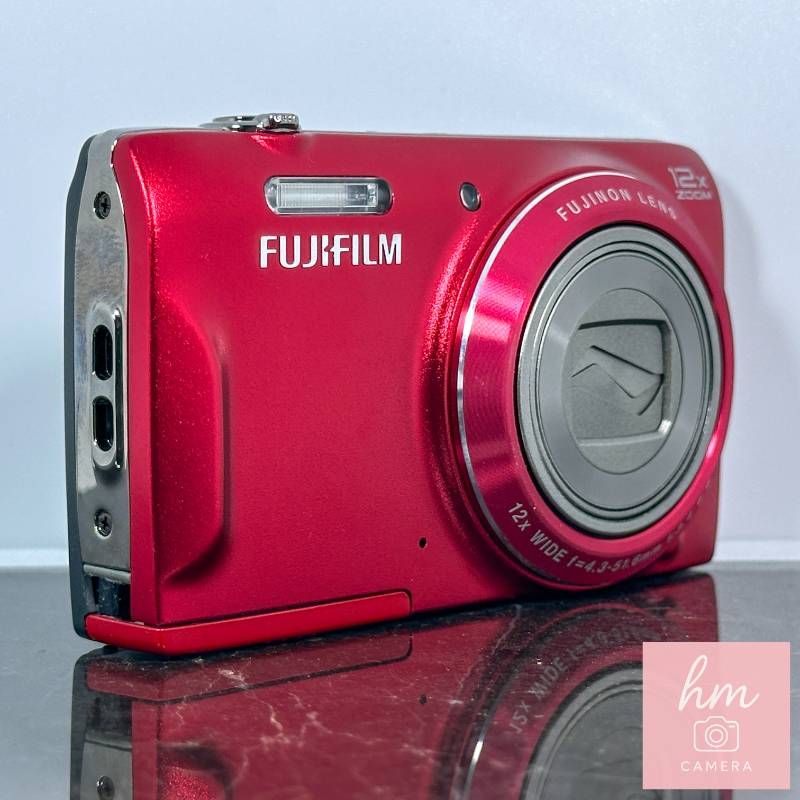 FUJIFILM FinePix T500 レッド 1600万画素 光学12倍ズーム 広角24mm