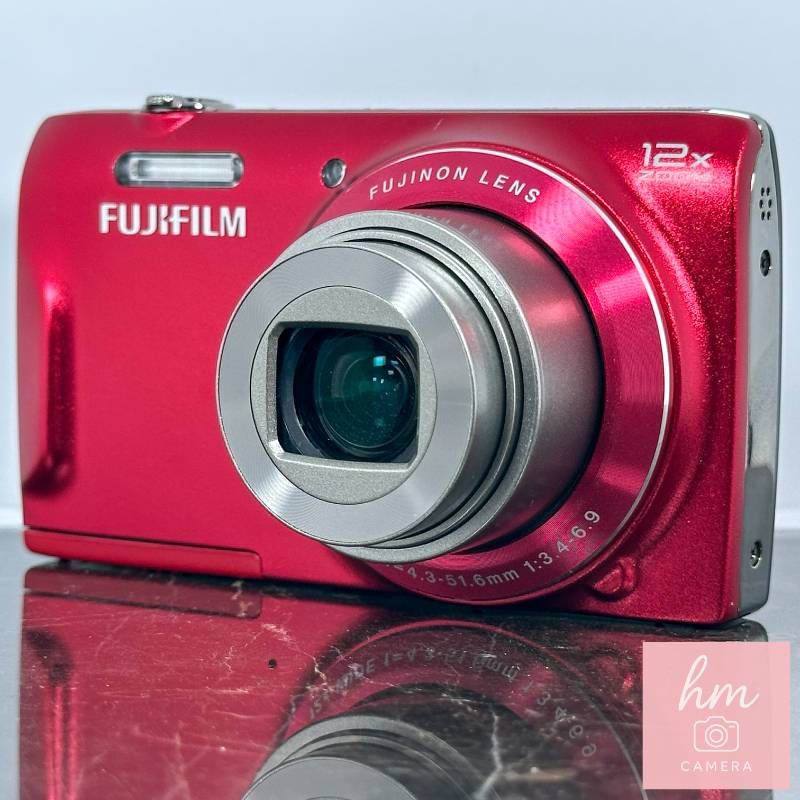 FUJIFILM FinePix T500 レッド 1600万画素 光学12倍ズーム 広角24mm