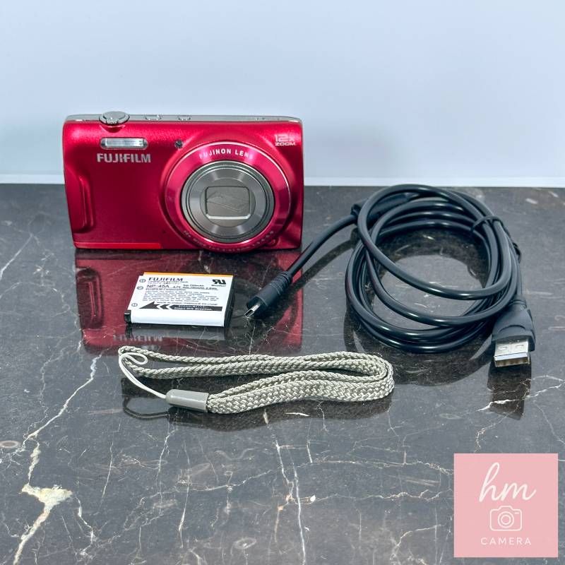FUJIFILM FinePix T500 レッド 1600万画素 光学12倍ズーム 広角24mm