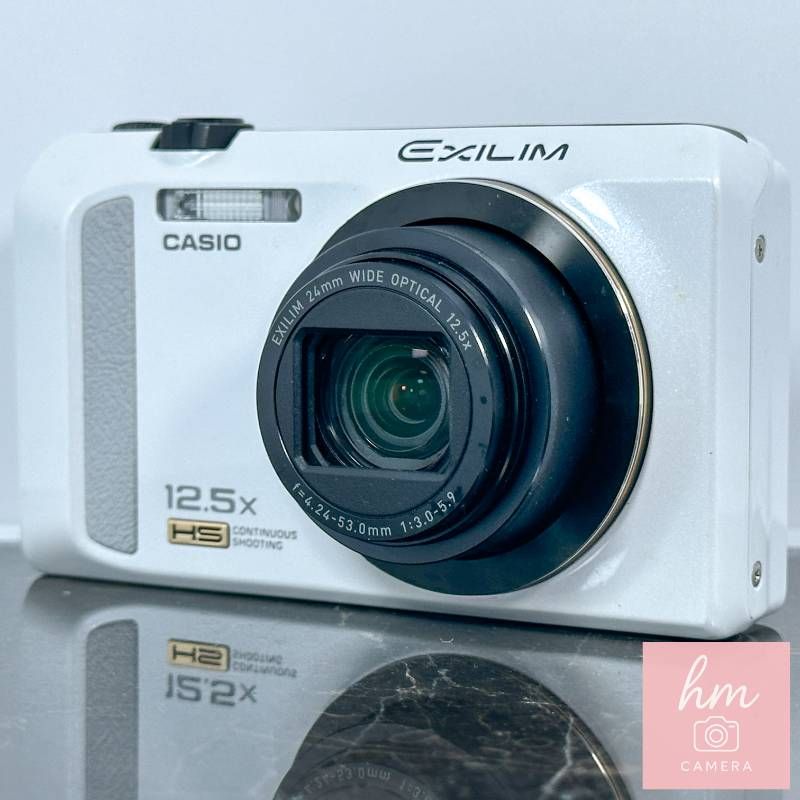 美品】CASIO HIGH SPEED EXILIM EX-ZR200 ホワイト 1610万画素 光学