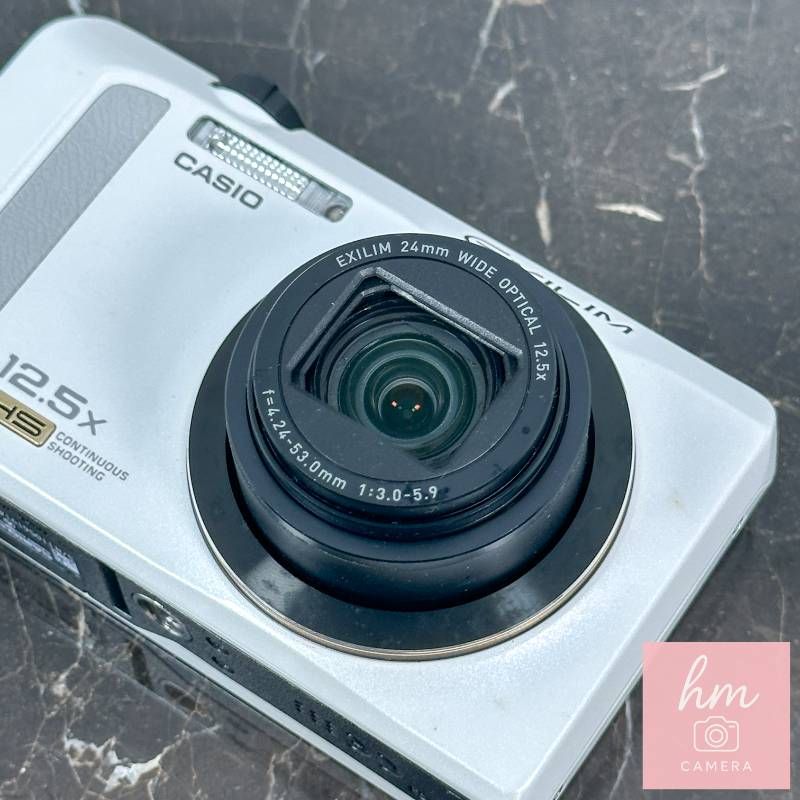 美品】CASIO HIGH SPEED EXILIM EX-ZR200 ホワイト 1610万画素 光学
