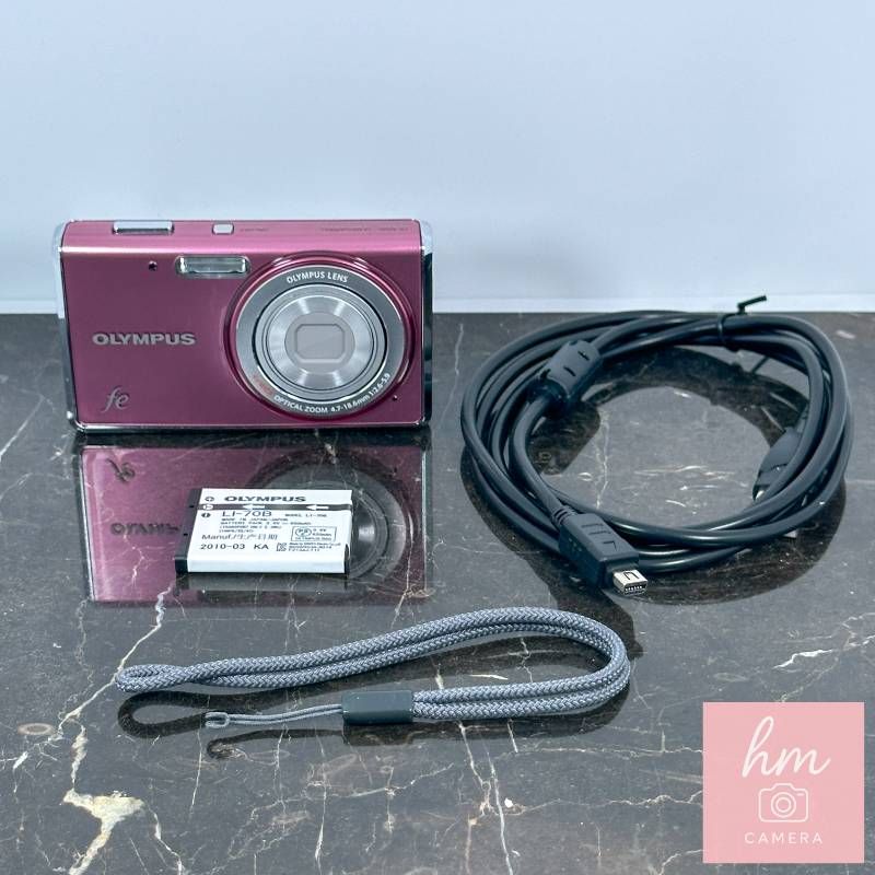OLYMPUS FE-4020 ピンク 1400万画素 光学4倍ズーム 広角26mm ダブル
