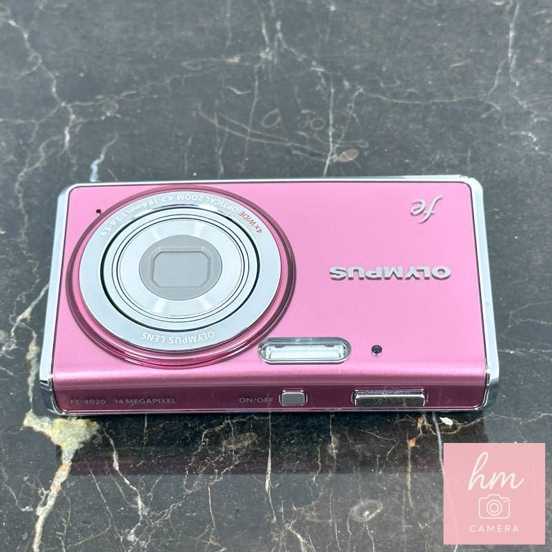 OLYMPUS FE-4020 ピンク 1400万画素 光学4倍ズーム 広角26mm ダブル