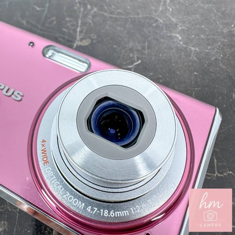 OLYMPUS FE-4020 ピンク 1400万画素 光学4倍ズーム 広角26mm ダブル