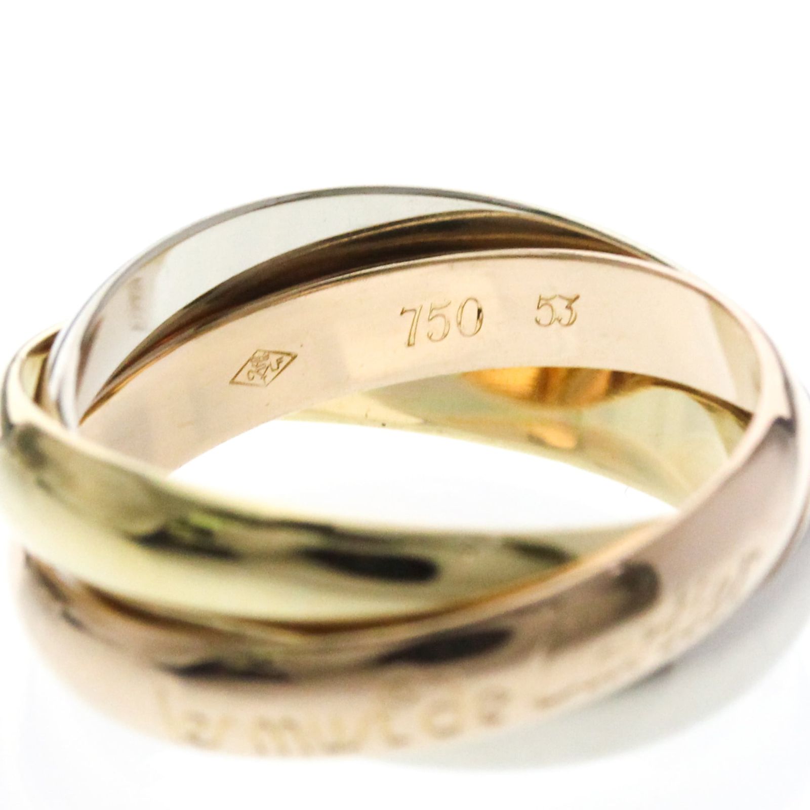 カルティエ(Cartier) トリニティリング K18イエローゴールド(K18YG