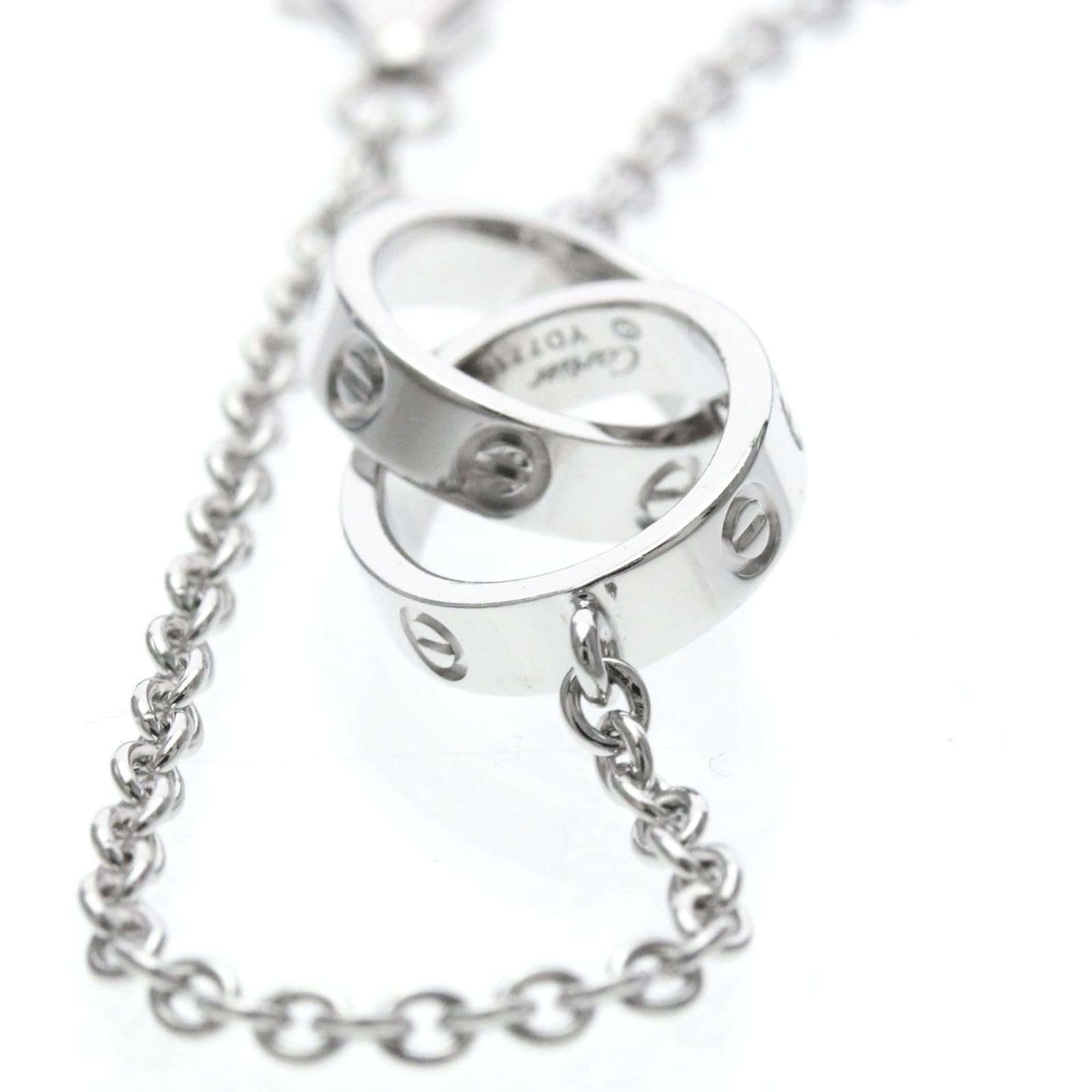 カルティエ(Cartier) ベビーラブ ブレスレット K18ホワイトゴールド