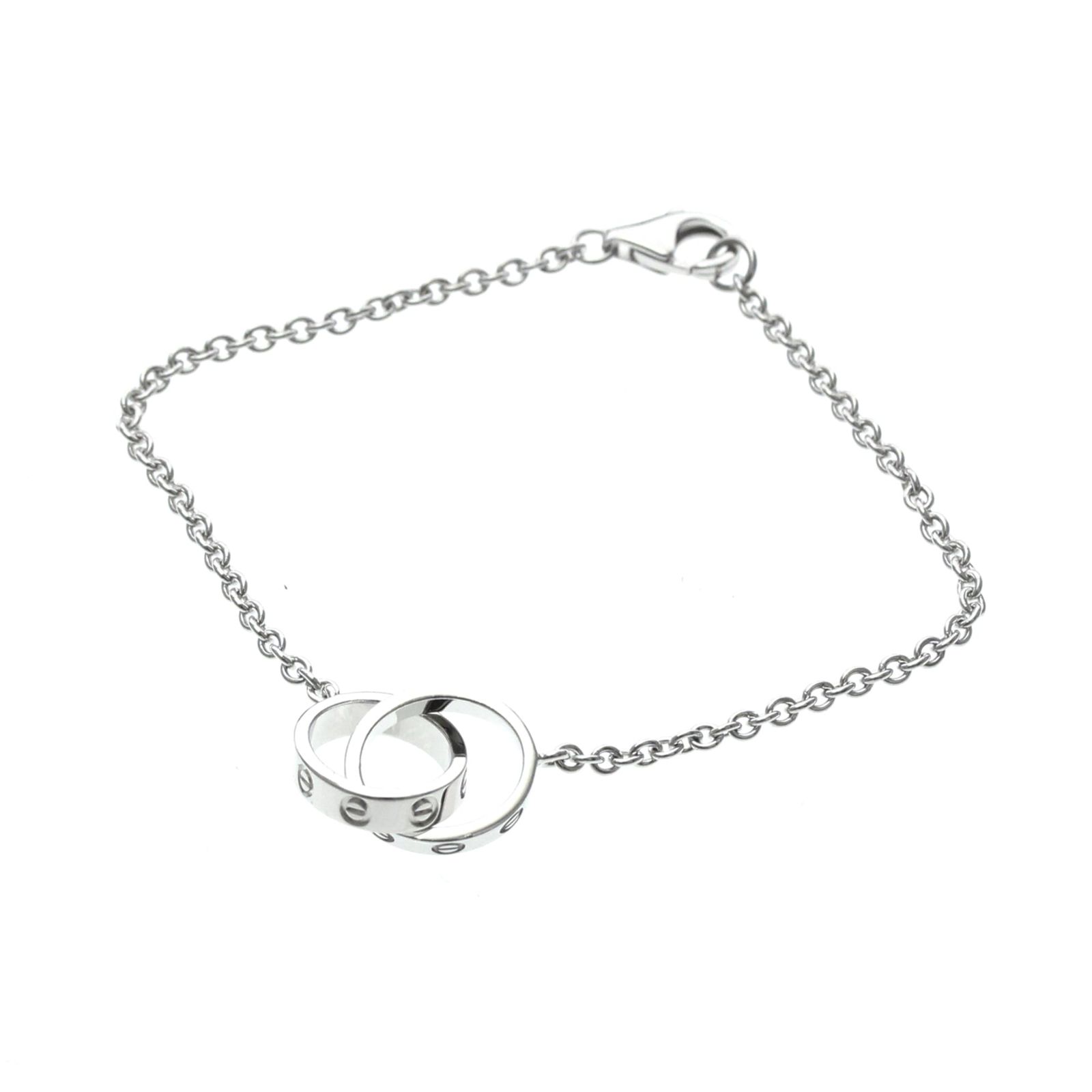 カルティエ(Cartier) ベビーラブ ブレスレット K18ホワイトゴールド