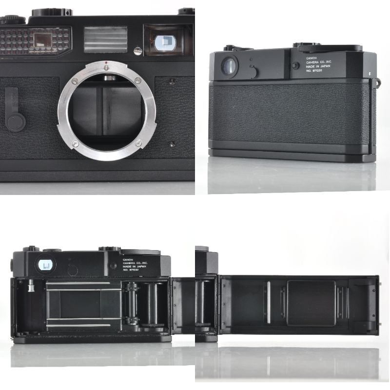 キヤノン】Canon Model 7 後塗 ブラック フィルムカメラ 露出計OK