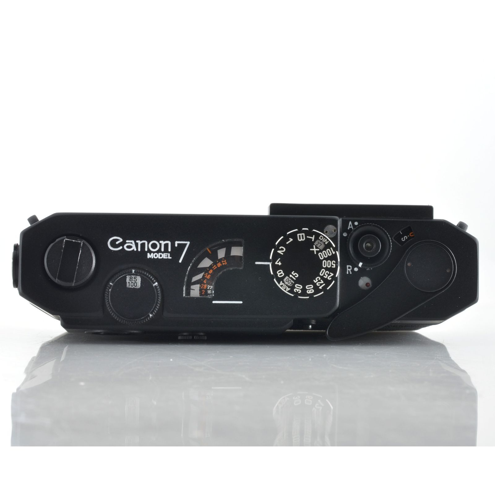 キヤノン】Canon Model 7 後塗 ブラック フィルムカメラ 露出計OK