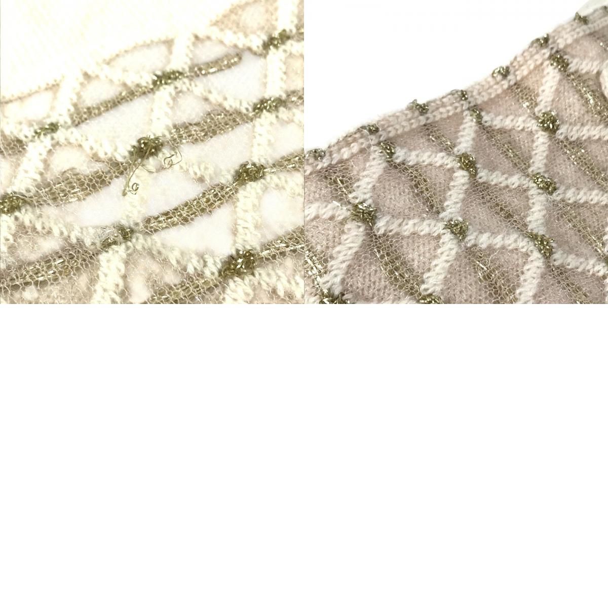 CHANEL シャネル マフラー CC ココマーク ロゴ カシミヤ ベージュ