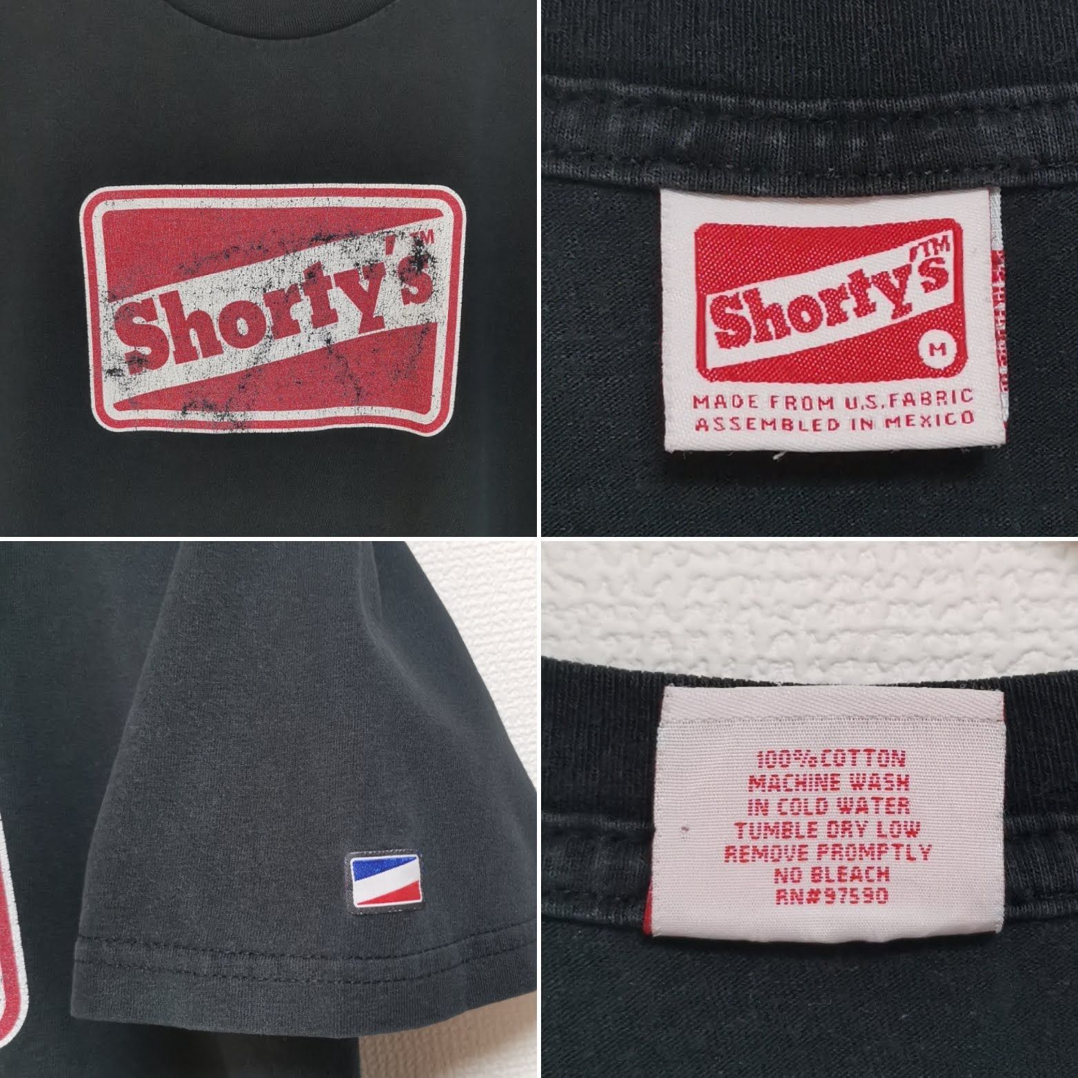 90s Shorty's ショーティーズ Tシャツ オールドスケート 黒 USA - メルカリ