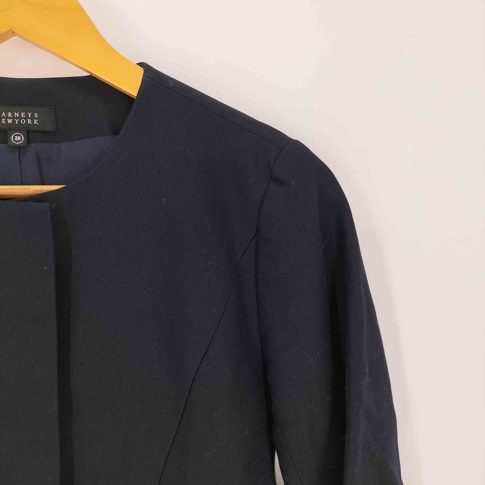 バーニーズニューヨーク BARNEYS NEWYORK ノーカラージャケット
