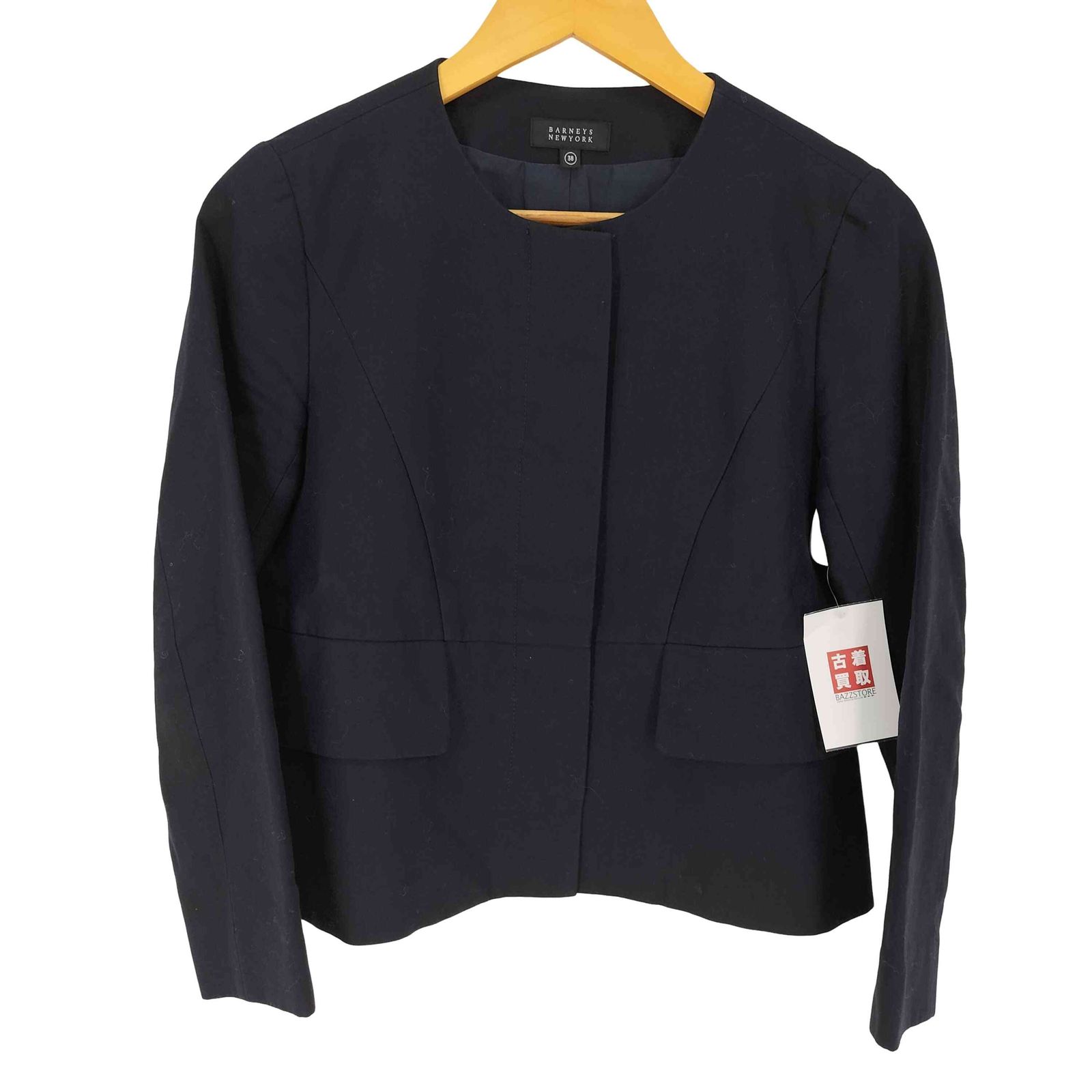 バーニーズニューヨーク BARNEYS NEWYORK ノーカラージャケット