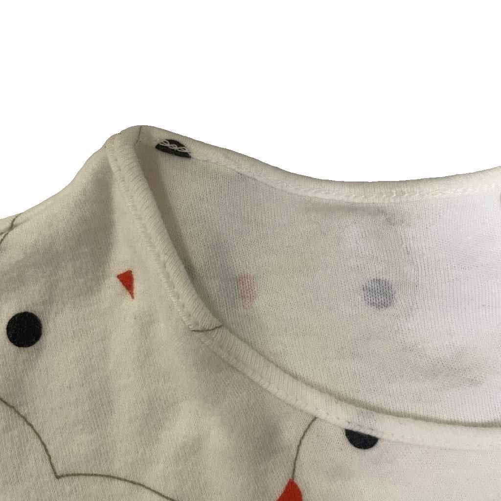 ミナペルホネン mina perhonen 鳥プリント Tシャツ カットソー 半袖