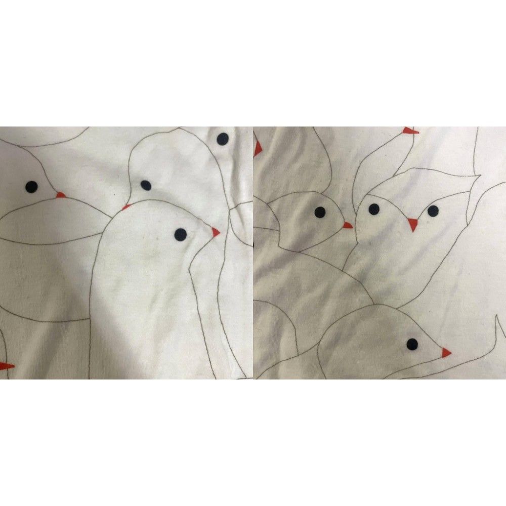 minä perhonen 鳥プリント 長袖Tシャツ ミナペルホネン mina perhonen 鳥プリント Tシャツ カットソー 半袖