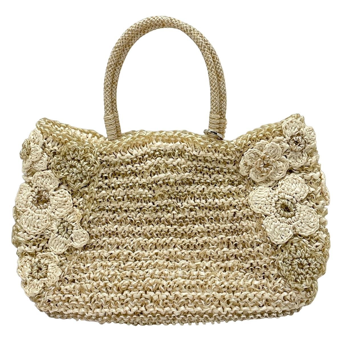 ANTEPRIMA(アンテプリマ) ハンドバッグ美品 ワイヤーバッグ ベージュ
