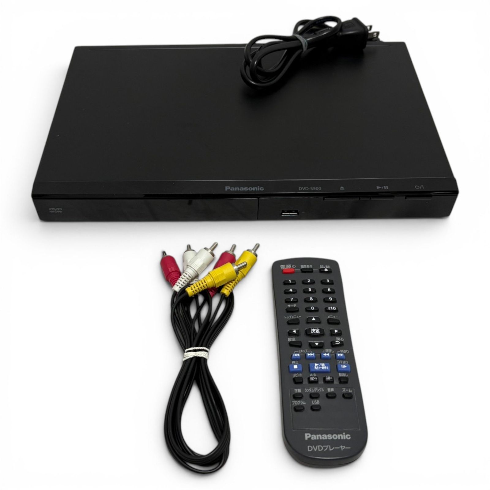 ◇ パナソニック PANASONIC DVDプレーヤー DVD-S500 ブラック 据置型