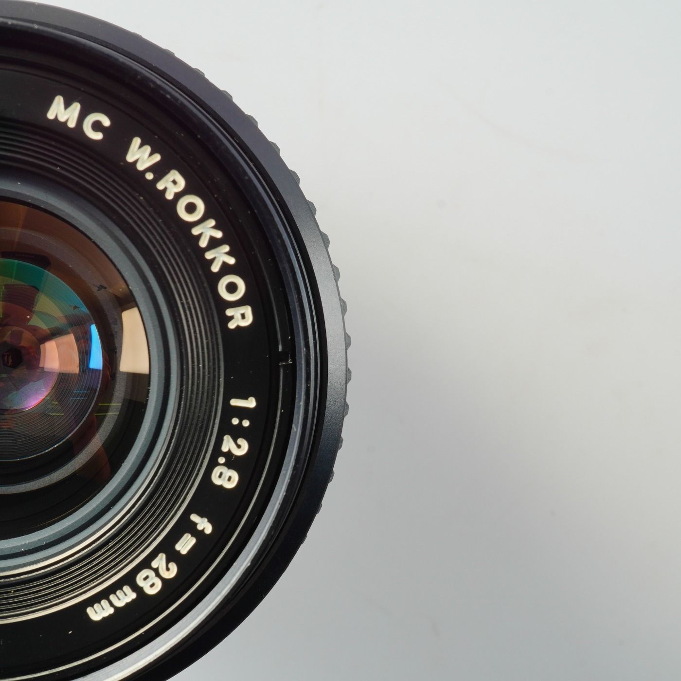 MINOLTA ミノルタ MC W.Rokkor 28mm F/2.8 単焦点レンズ - メルカリ