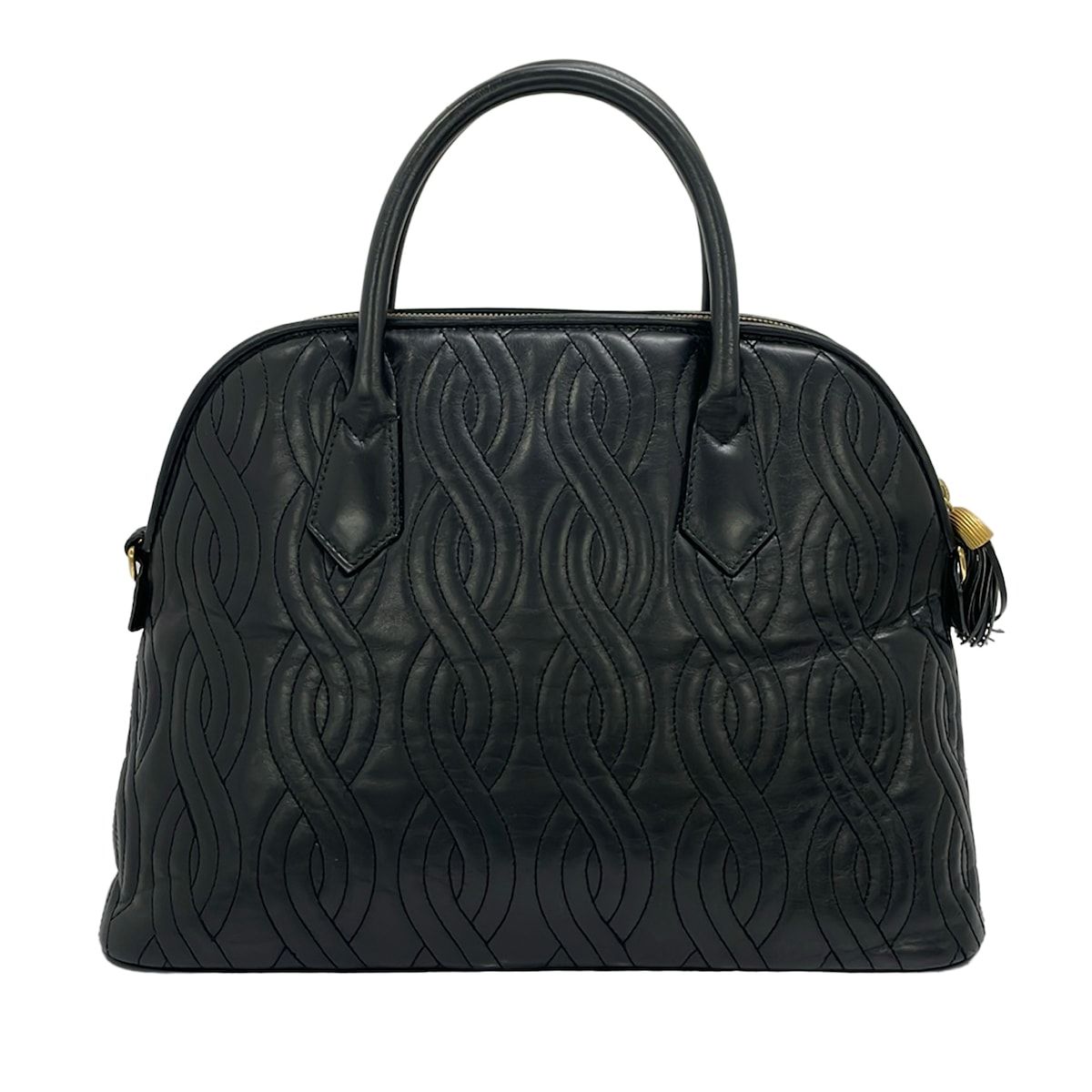 FENDI(フェンディ) ハンドバッグ美品 14092 黒 レザー - メルカリ