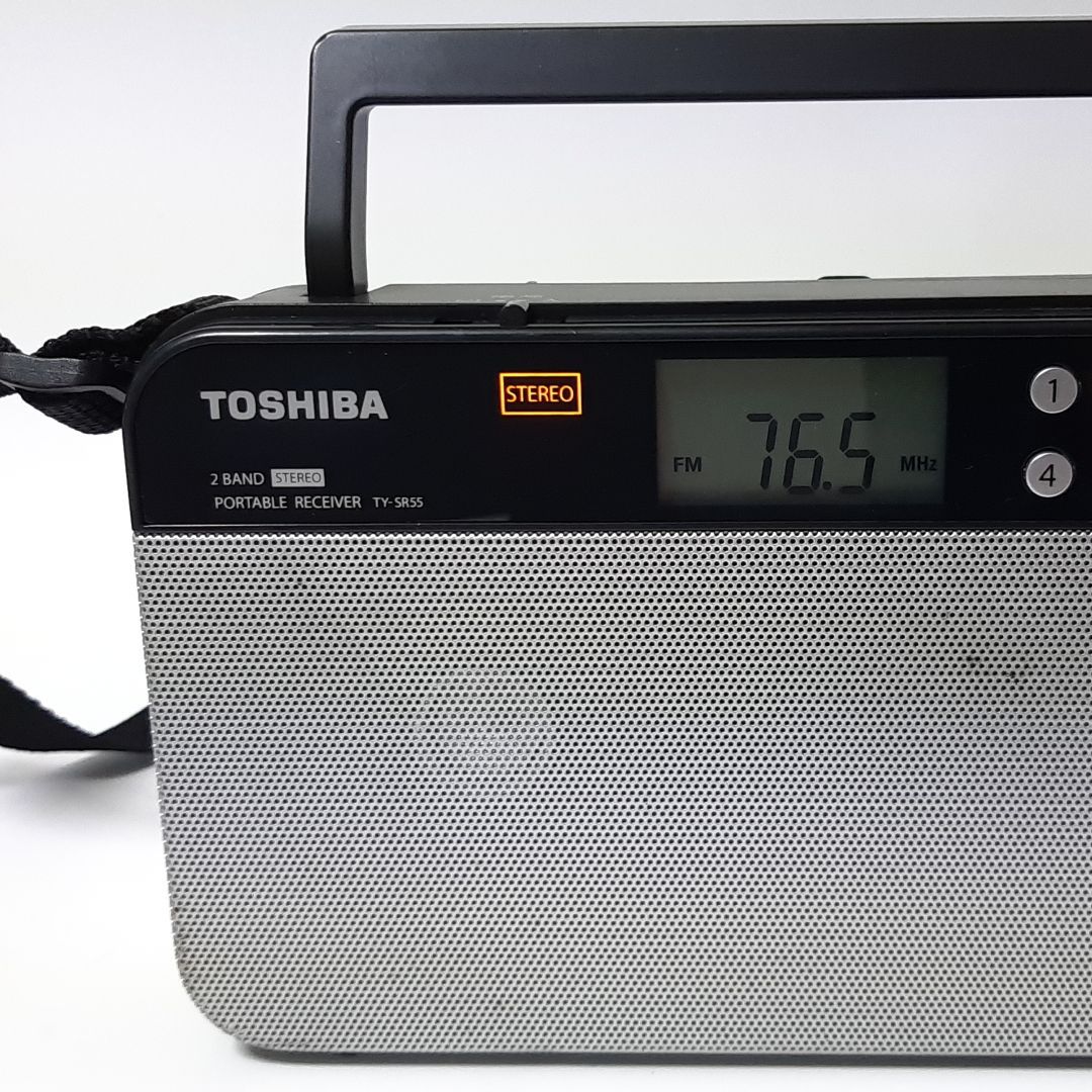 東芝 TOSHIBA ポータブルラジオ TY-SR55 FM/AM ステレオ 動作品 - メルカリ